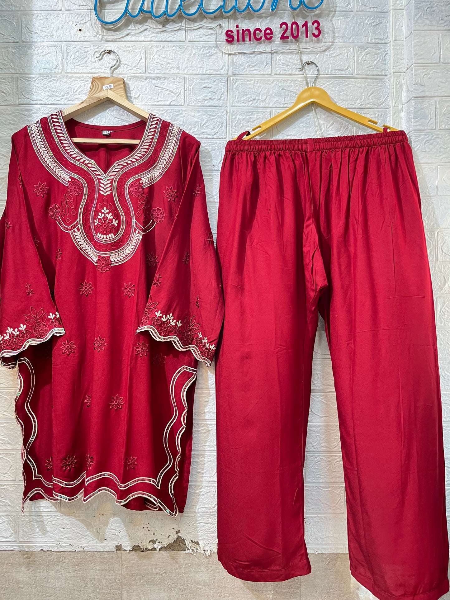 Code - 1159 Rayon cotton karachi cordset