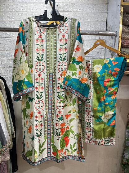 Code 1128 Printed silk Cordsets