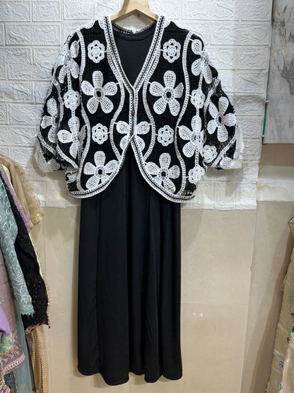Code - 1205 korean imported crochet gowns