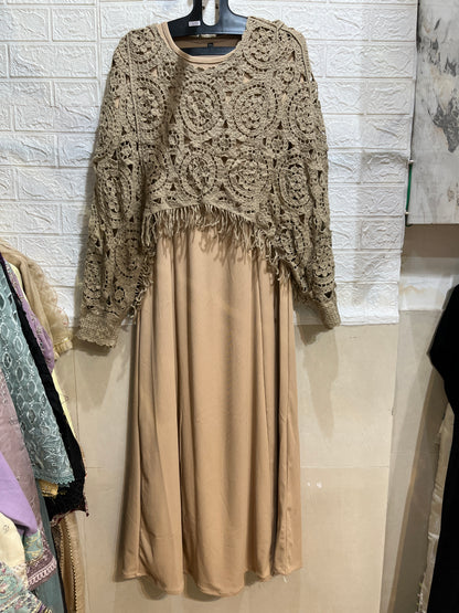 Code - 1205 korean imported crochet gowns
