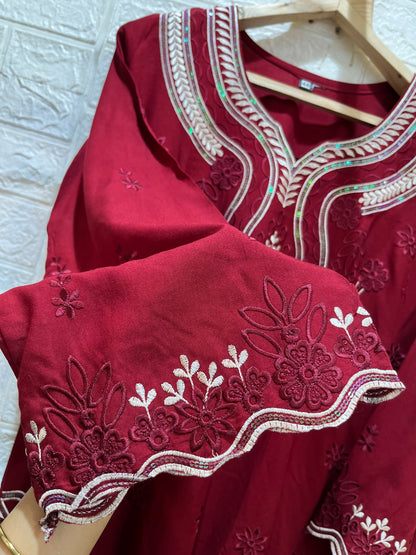Code - 1159 Rayon cotton karachi cordset