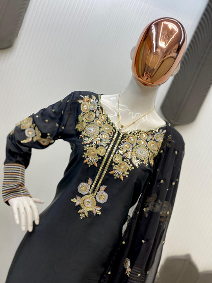 Code - 1151 Designer farshi shalwar Pakistani short kameez pattern