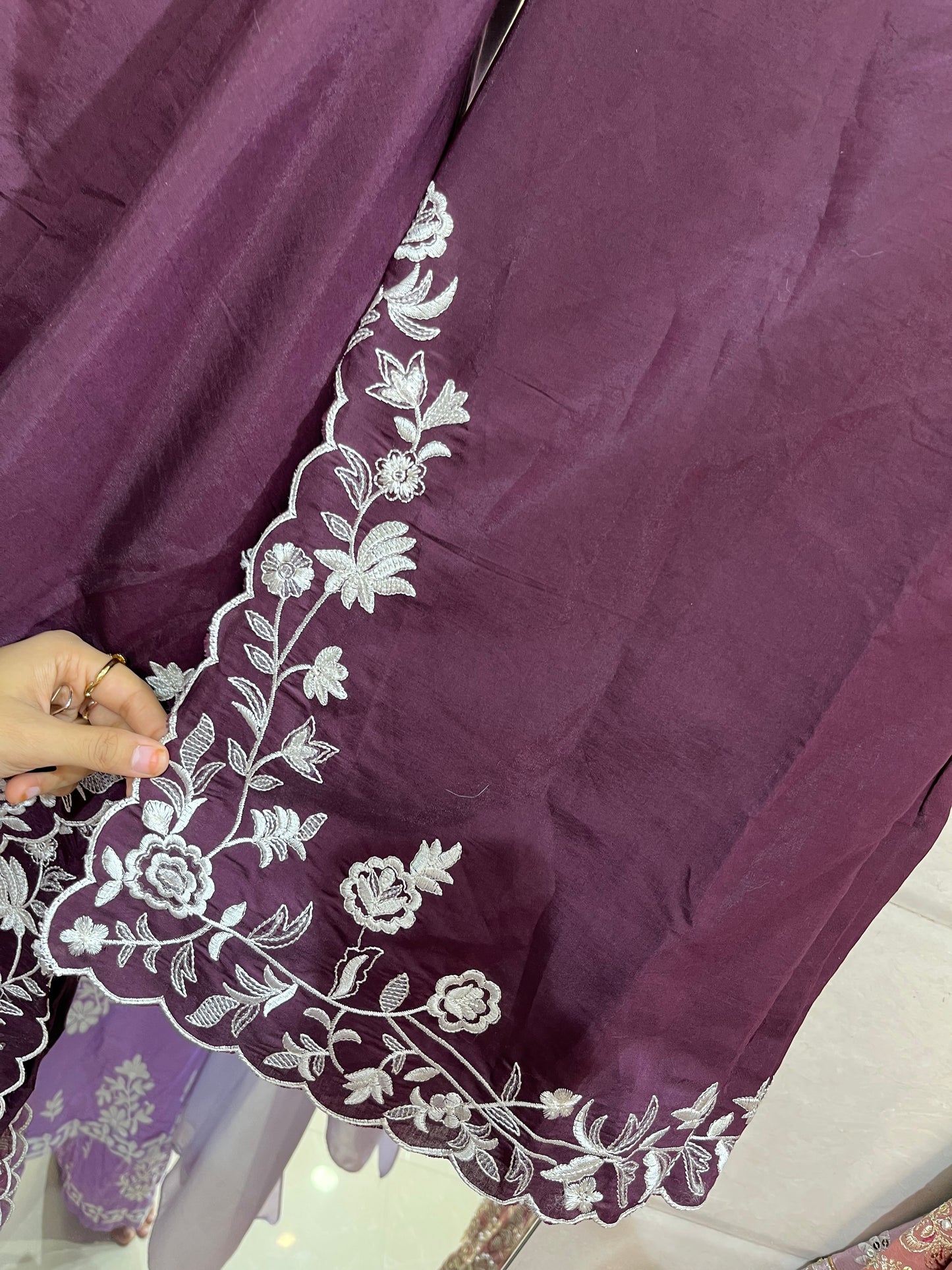 Code - 1148 Pakistani Premium heavy embroidered plazzo suit