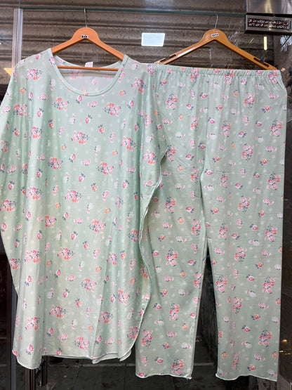Code - 1191 korean nightsuits kaftan style