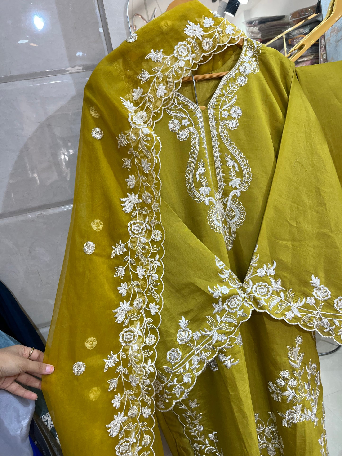 Code - 1148 Pakistani Premium heavy embroidered plazzo suit
