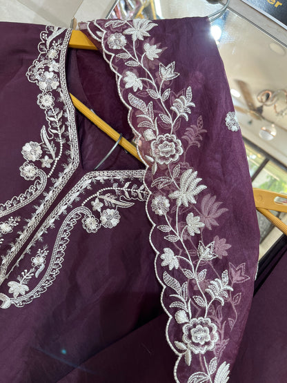 Code - 1148 Pakistani Premium heavy embroidered plazzo suit