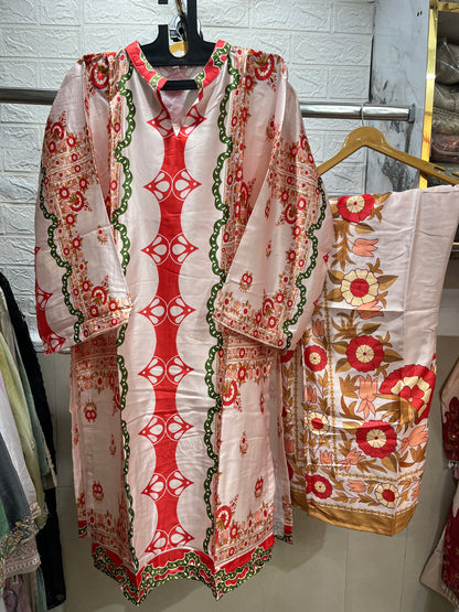 Code 1128 Printed silk Cordsets