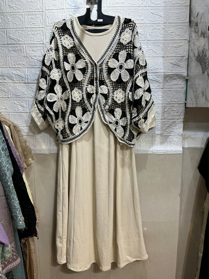 Code - 1205 korean imported crochet gowns