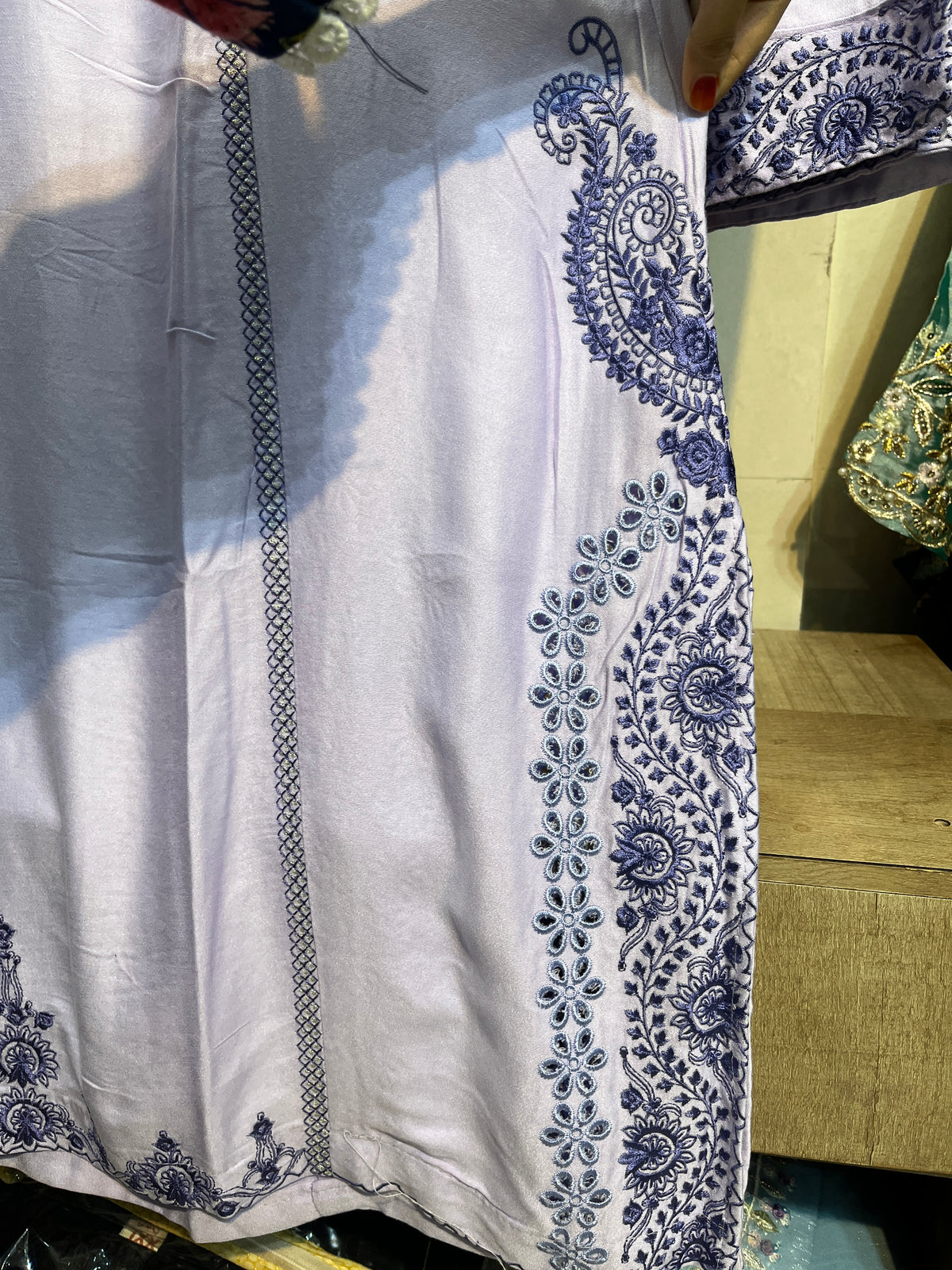 Code -1186 long Pakistani kaftan karachi suits