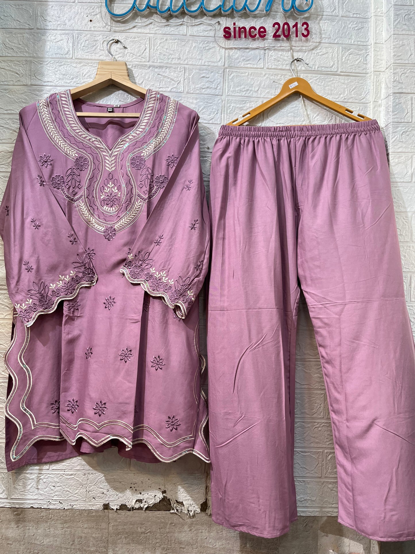 Code - 1159 Rayon cotton karachi cordset