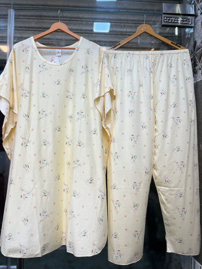 Code - 1191 korean nightsuits kaftan style