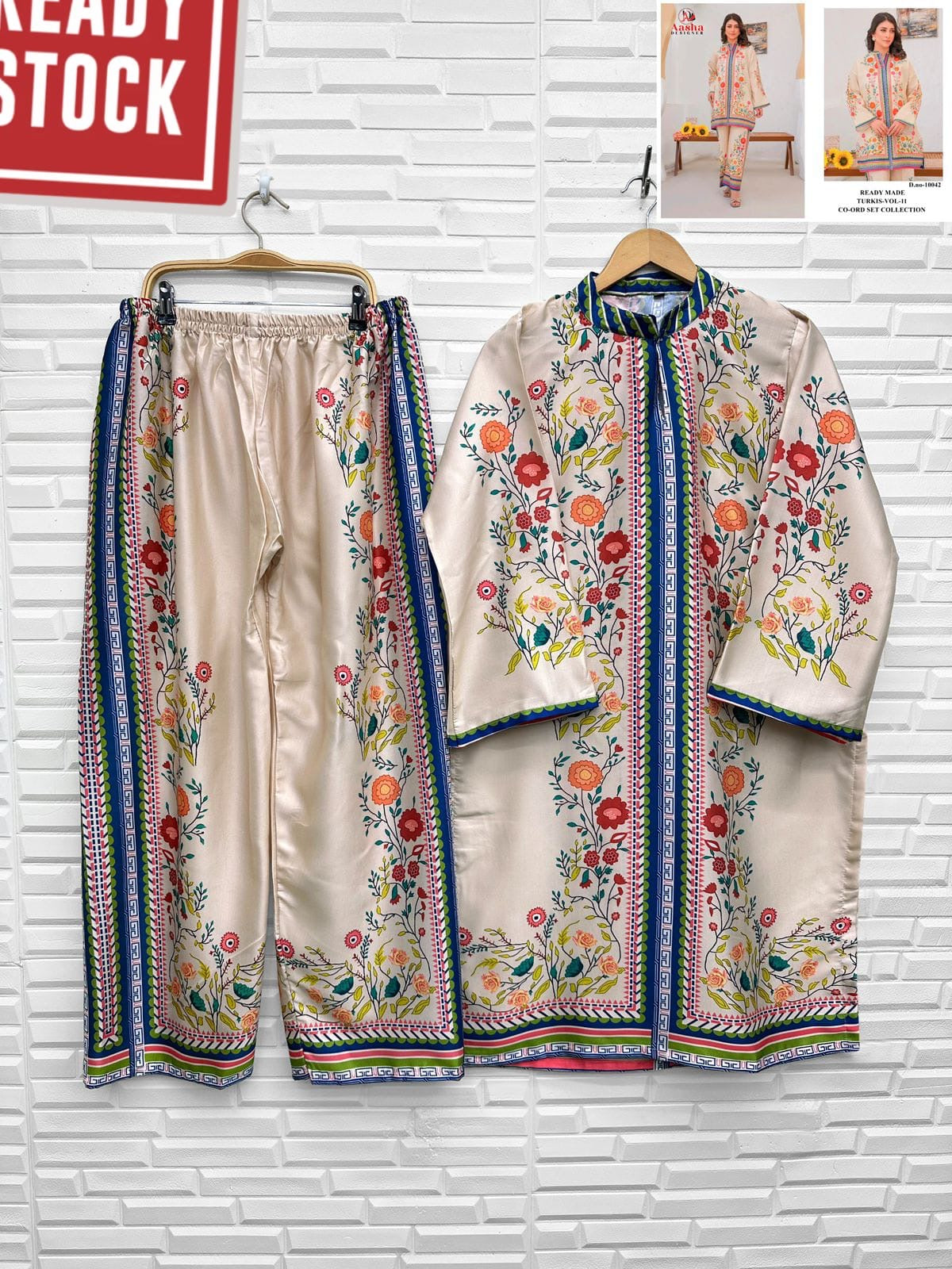 Code 1128 Printed Silk Cordsets