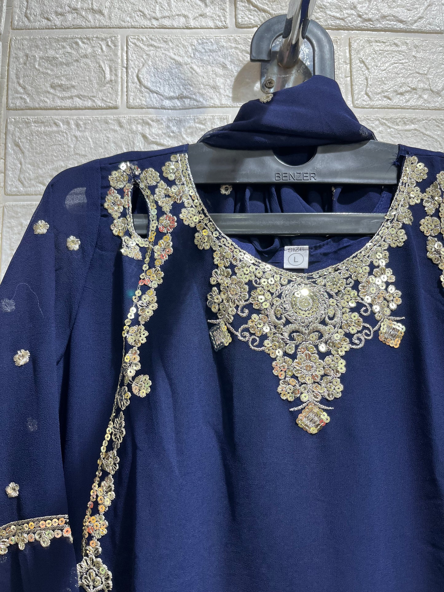 Code - 1167 Heavy worked long kurta pants set