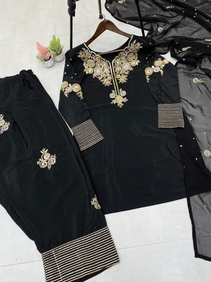 Code - 1151 Designer farshi shalwar Pakistani short kameez pattern