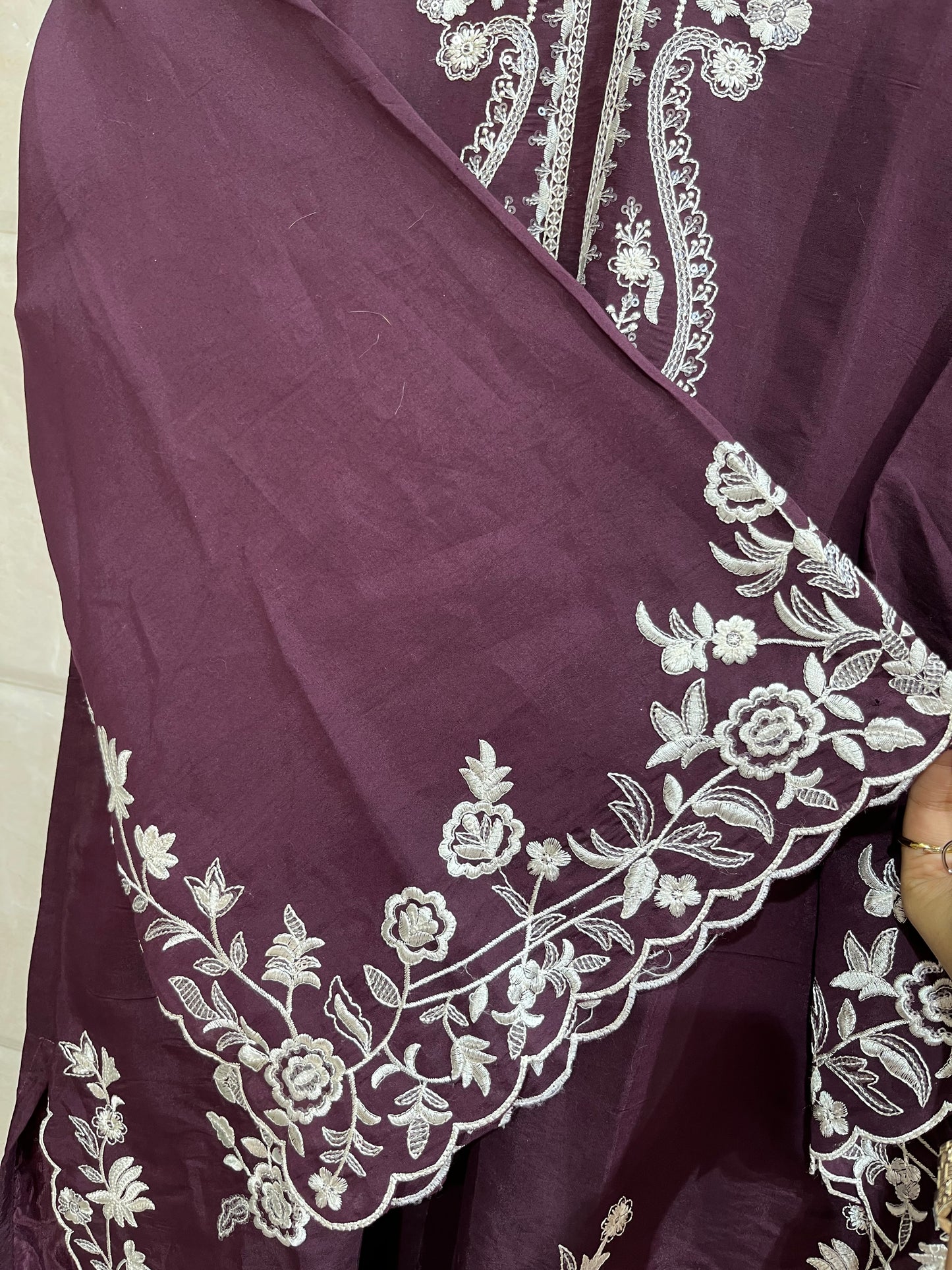 Code - 1148 Pakistani Premium heavy embroidered plazzo suit