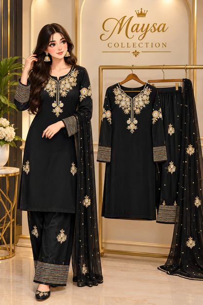 Code - 1151 Designer farshi shalwar Pakistani short kameez pattern
