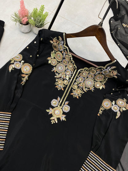 Code - 1151 Designer farshi shalwar Pakistani short kameez pattern