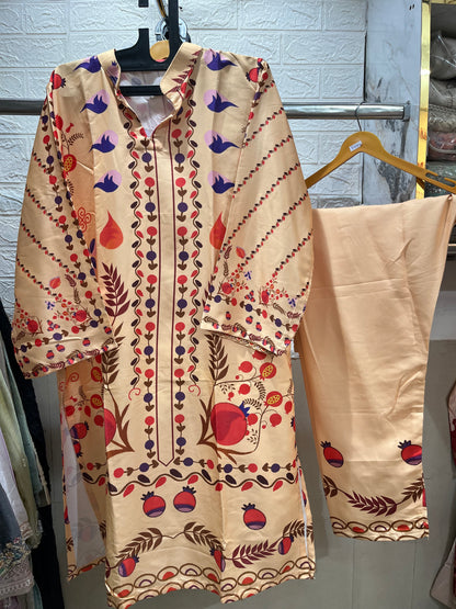 Code 1128 Printed silk Cordsets