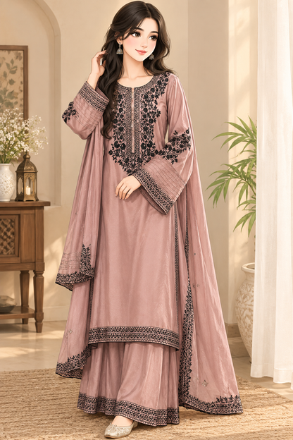 Code - 1197 Karachi suits in plus sizes
