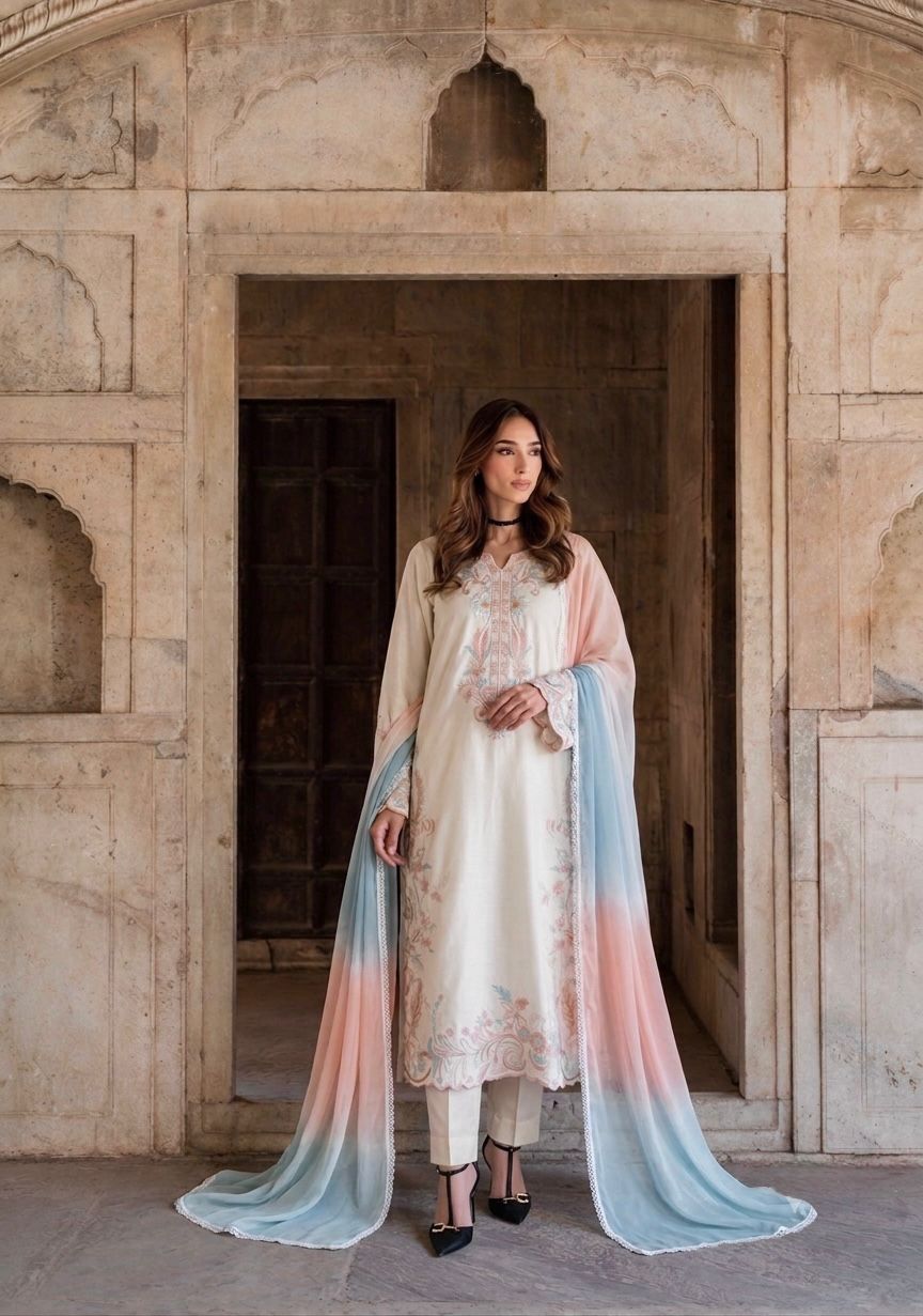 Code-1178 Long kaftaan