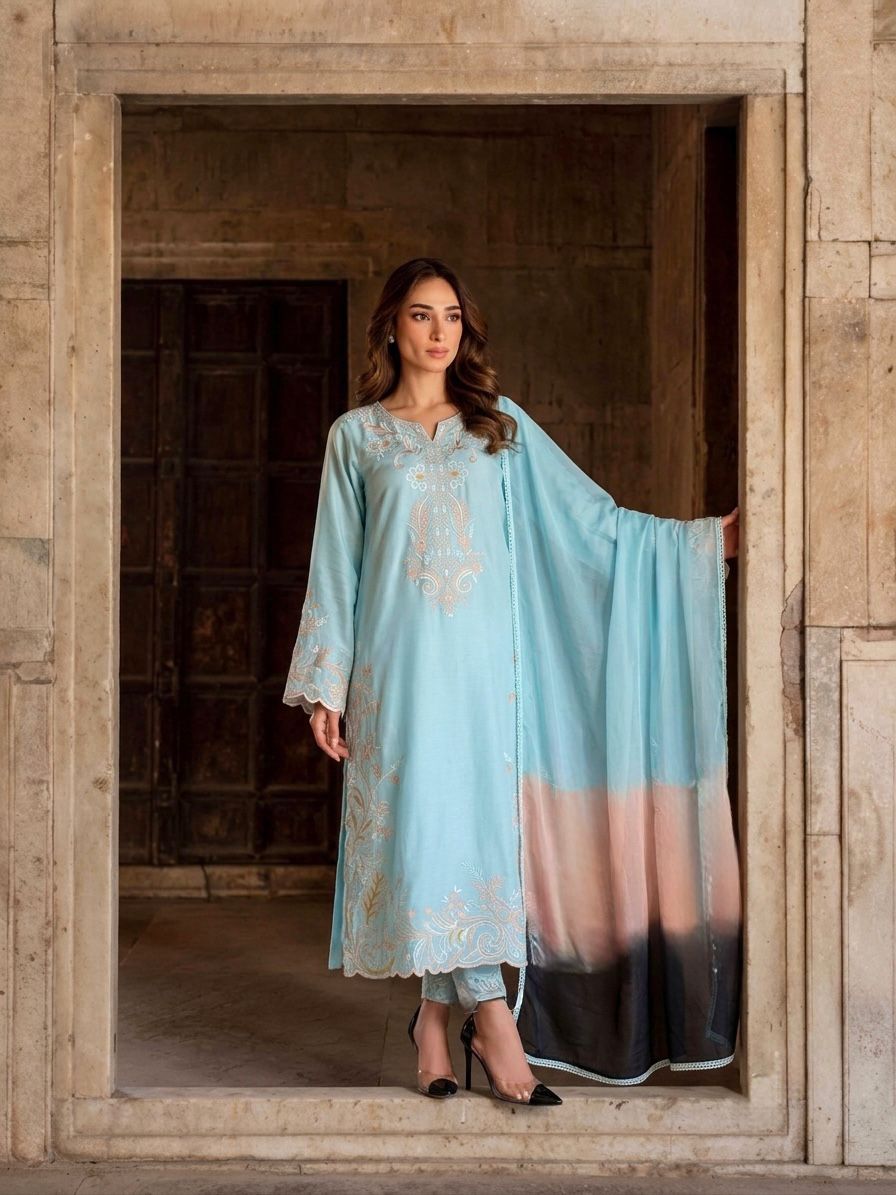 Code-1178 Long kaftaan