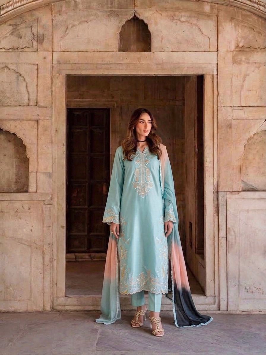 Code-1178 Long kaftaan