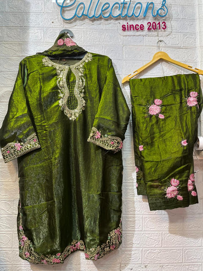 Code- 1145 Pakistani Hania Amir pattern trending farshi shalwar suit